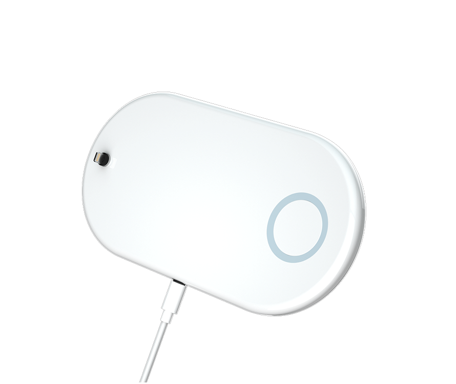Vissles 3-in-1 wireless charging pad, charge your iPhone, Airpods and iWatch at the same time.