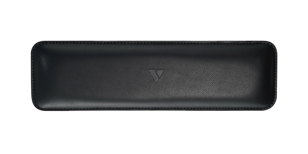Vissles black Leather wrist rest