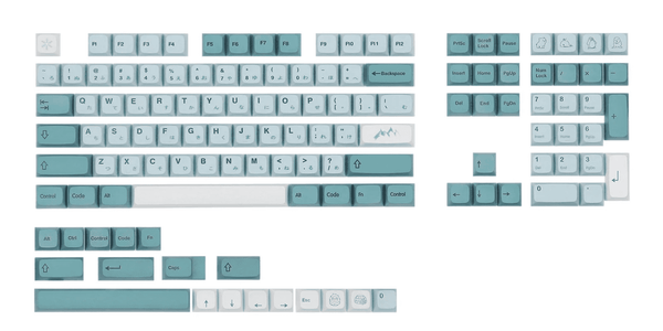 Vissles Iceberg Keycaps Set